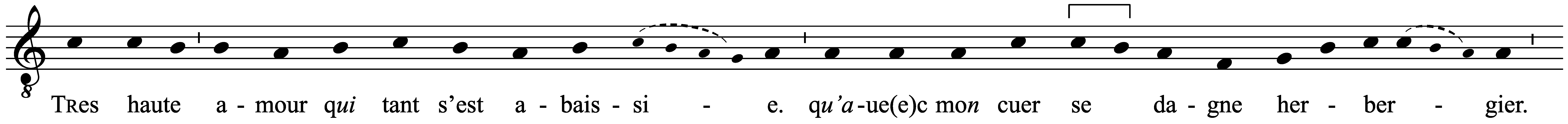 Work musical notation